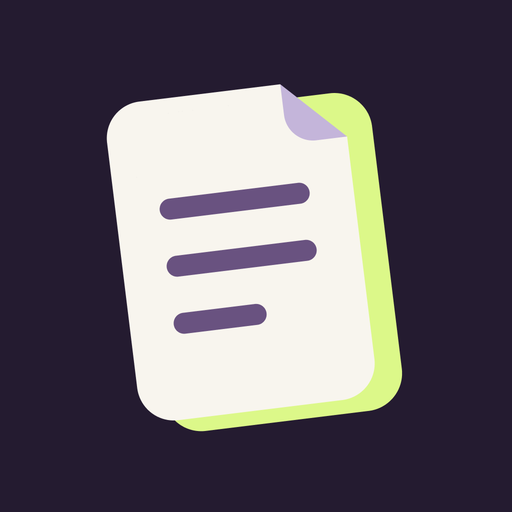 Notig folded-note app icon